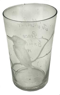 Souvenir glass from the Adelaide Peace Exhibition, 1920