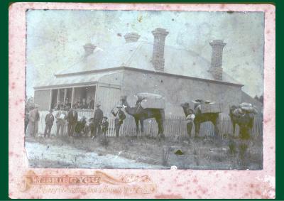 DOUGLAS GOLD PROSPECTING PARTY LEAVING ALBANY 1894