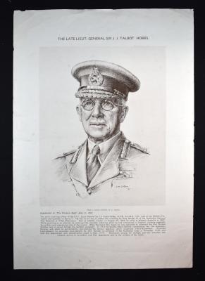 Print of Lieut-General Sir Talbot HOBBS