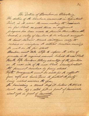 World War 1, France, Notes on Bombing, 6810 RAFFERTY, 11 Battalion, 1918