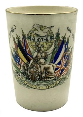 Peace Beaker celebrating the end of the Great War - large