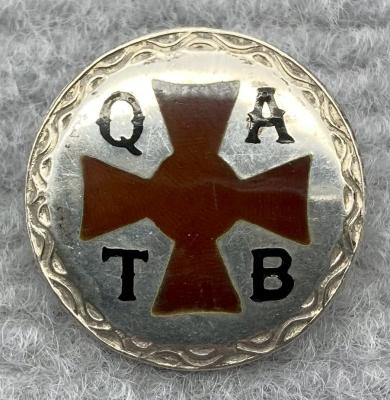 Queensland Ambulance Transport Brigade (Q.A.T.B.) silver badge