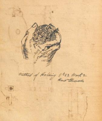 World War 1, France, Notes on Bombing, 6810 RAFFERTY, 11 Battalion, 1918