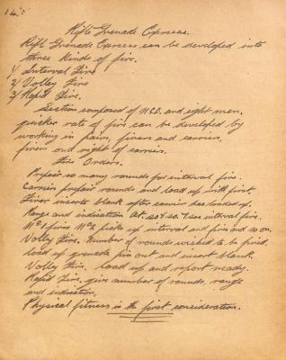 World War 1, France, Notes on Bombing, 6810 RAFFERTY, 11 Battalion, 1918