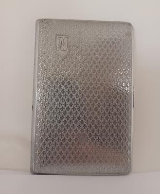 Silver Cigarette Case - initialled "AT"