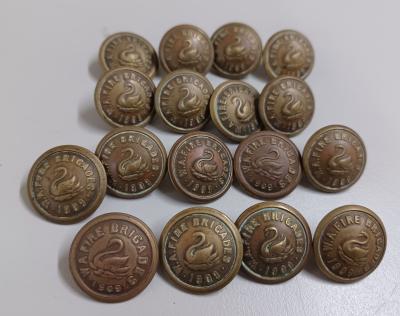 WA Fire Brigades - Brass Buttons 1909