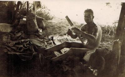 World War 2, Western Australia, Exmouth Gulf. Potshot, WX35868 FRENCH, 1943