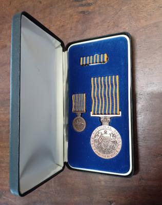 National Fire & Emergency Services -  T Bruce (15 year medal)