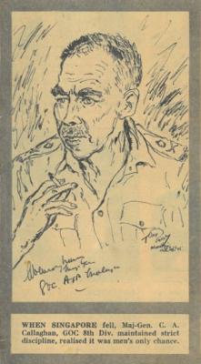 World War 2, South West Pacific Theatre, Singapore, NX34723 CALLAGHAN, POW Release, 1945
