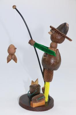 Gumnut Figure, 'Fisherman'