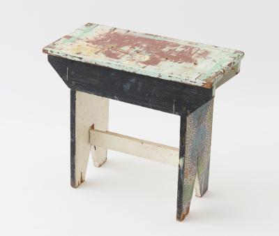 PAINTED CELL STOOL