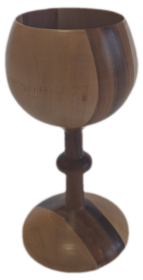 Wooden goblet