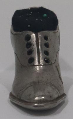 Silver plated Shoe Pin Cushion