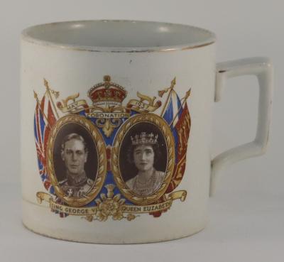 Commemorative Coronation Cup for King George VI and Queen Elizabeth