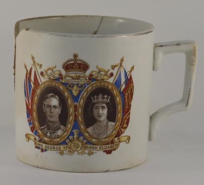 Commemorative Coronation Cup for King George VI and Queen Elizabeth