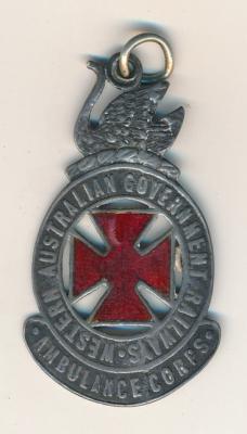 Western Australian Railway Ambulance Corp Medal