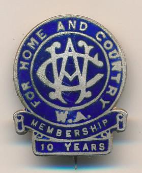 Country Women's Association Badge
