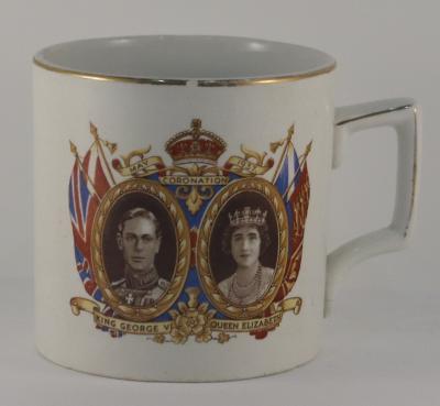 Commemorative Coronation Cup for King George VI and Queen Elizabeth