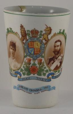 Commemorative Coronation Mug for King George V and Queen Mary