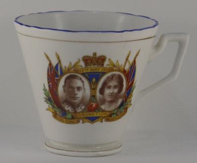 Commemorative Coronation Cup for King George VI and Queen Elizabeth
