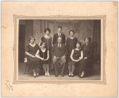 Eli Quartermaine and Martha Foulds and Family