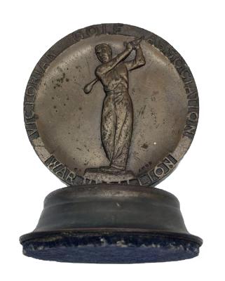 Victorian Golf Association War Medallion won by J. Jones 1946