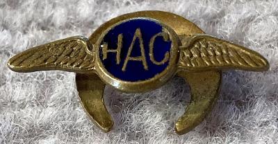 Hawker Siddeley Aircraft Company Ltd. War Worker's lapel pin