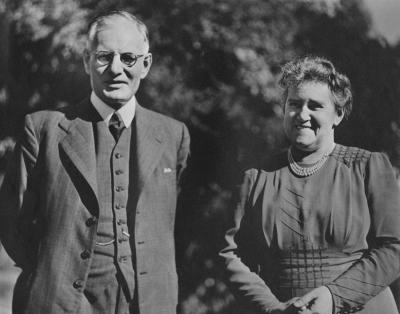 Last photograph of John and Elsie Curtin