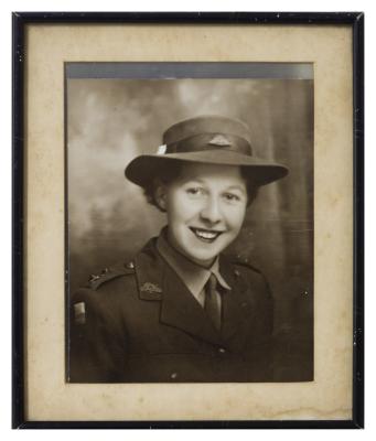 World War 2, Western Australia, Perth  WF45258 OKLEY, Australian Women's Army Service, 1943 (Married HALL)