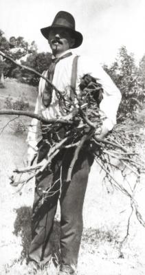 William Shaw Collecting Firewood