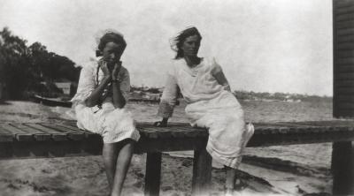 Olive Shaw and B Barron