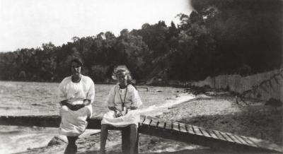 Miss Broadhurst and Olive Shaw