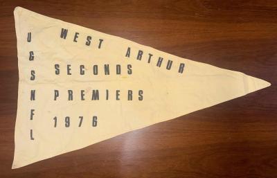 West Arthur Football Club Premiership Flag 1976 Seconds