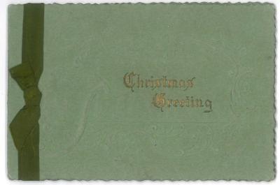 Second Boer War Western Australian Contingent Christmas Card from Sergeant Thomas John COPELAND 118