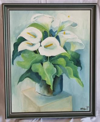 portrait of Calla Lily bouquet