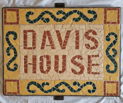 Davis House Mosaic plaque
