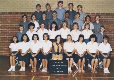 BSHS Year 10M Class Photograph 1987