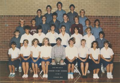 BSHS Year 10K Class Photograph 1987