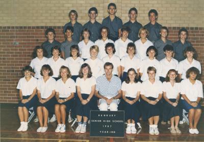 BSHS Year 10D Class Photograph 1987