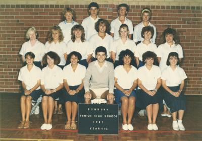 BSHS Year 11C Class Photograph 1987
