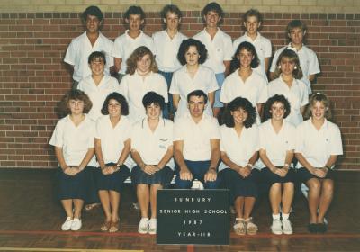 BSHS Year 11B Class Photograph 1987