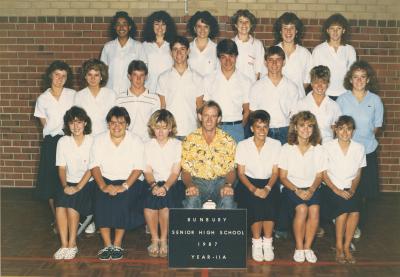 BSHS Year 11A Class Photograph 1987