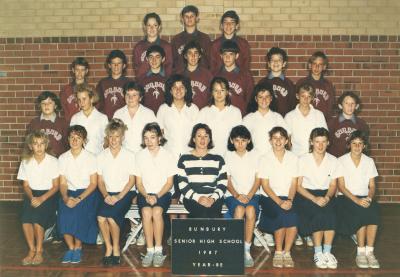 BSHS Year 8E Class Photograph 1987