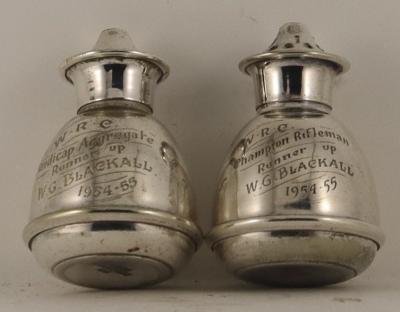 Silver Salt and Pepper Shakers
