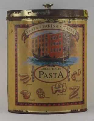 Front view of Pasta Tin