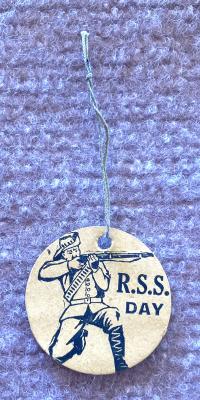 WWI fundraising tag - R.S.S. Day