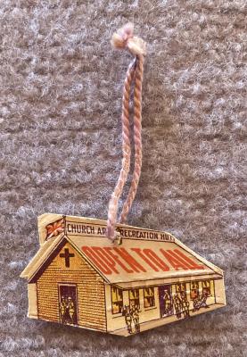 WWI fundraising tag - Church Army Recreation Hut