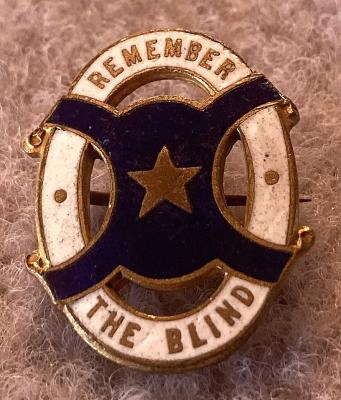 'Blind Day' fundraising brooch 1920