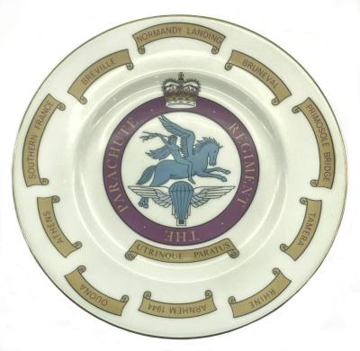 Parachute Regiment Commemorative Plate - Battle Honours