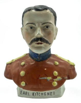 Ceramic bust of Lord Kitchener
